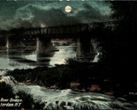 Mohawk River Bridge Amsterdam NY Postcard PC7 - $4.99