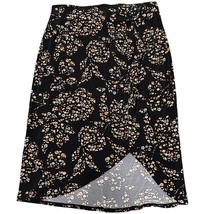 White House Black Market WHBM Skirt Medium Black Tan Brown Polyester Spa... - $12.59