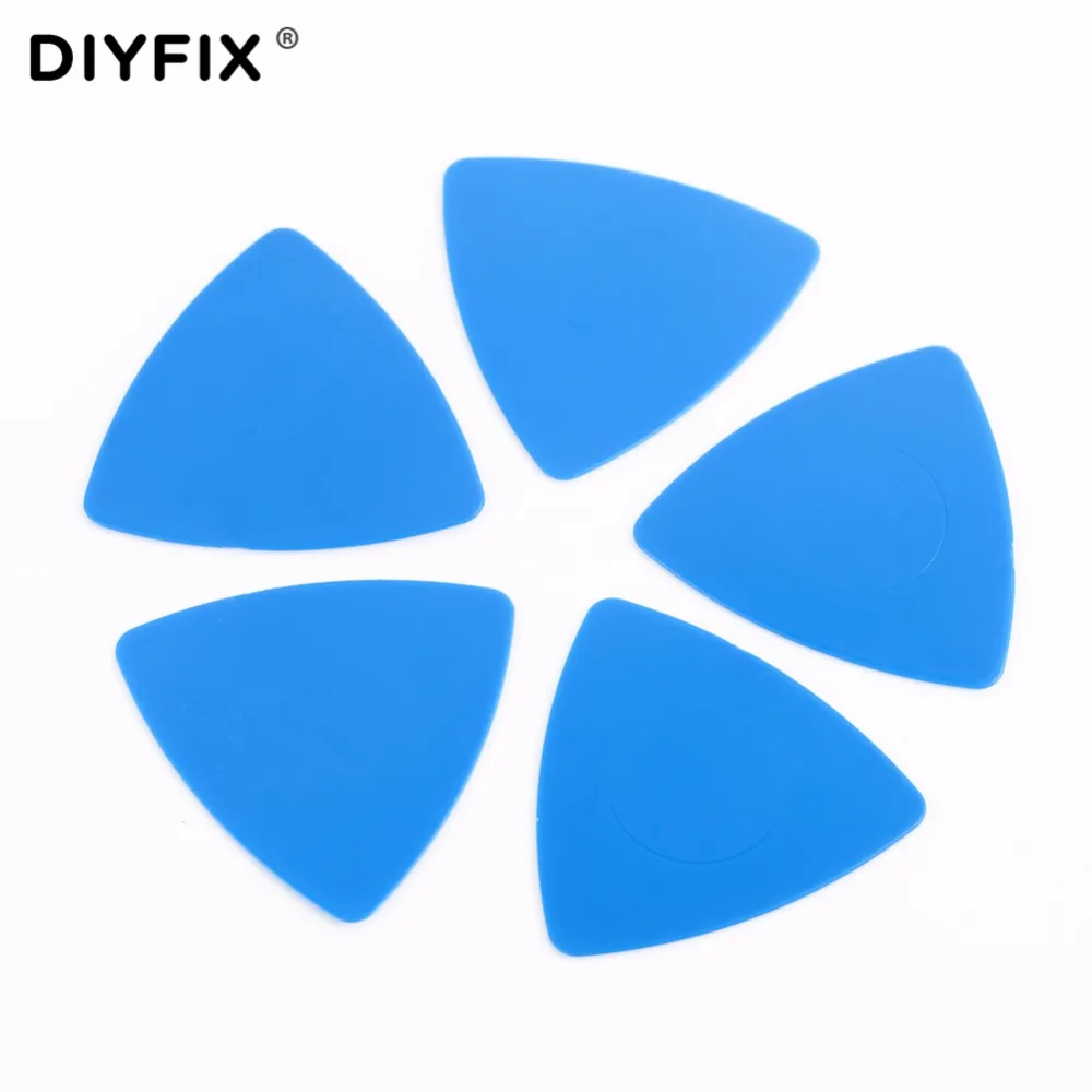 DIYFIX 5Pcs Cell Phone Opening Tools Thin Plastic Guitar Pick Pry Opener for   D - £45.57 GBP