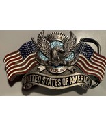 The Great American Buckle Co Tanside 3123 Made in the U.S.A. 1993 Gap - £16.89 GBP