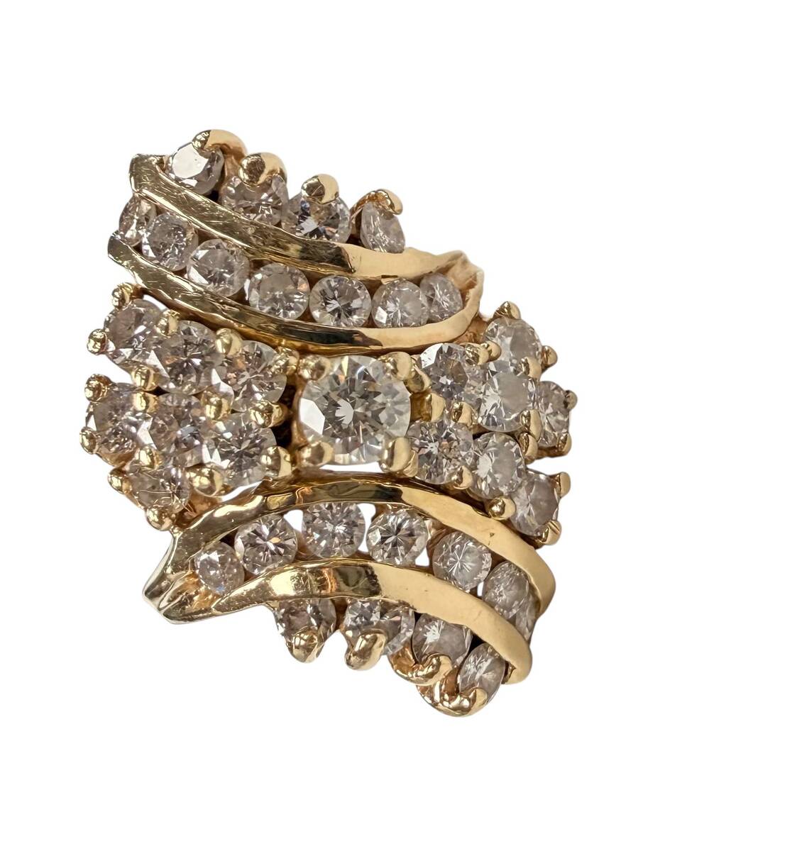 Women&#39;s Cluster ring 14kt Yellow Gold 474182 - $1,299.00