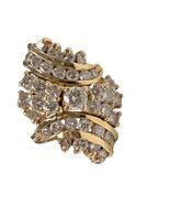 Women&#39;s Cluster ring 14kt Yellow Gold 474182 - €1.114,54 EUR