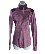 Lululemon Run Your Heart Out Pullover Top Women’s Sz 4 Plum 1/2 Zip Long... - $26.05 CAD