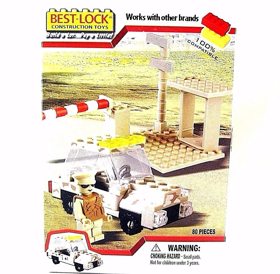 BEST-LOCK ,CLASSIC BUILDING BLOCKS - ARMY EDITION , HIGH QUALITY,80 PIECES ,NEW - $33.07