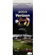 JACK NICKLAUS Autograph Signed 2003 Verizon Classic Pamphlet PGA GOLF JS... - $192.54 CAD