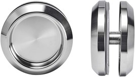 Bathroom Round Back-To-Back Handle Pull, Pack Of 2, Yes Time Stainless S... - £12.74 GBP