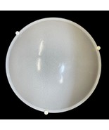 Large Ceiling Light Fixture with White Glass Cover - £94.83 GBP