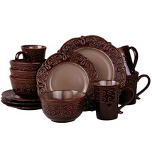 Elama’s Salia 16 Piece Stoneware Dinnerware Set - $129.19