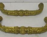 Antique Spanish Brass Finished Bronze Engraved Door Pulls Door  Handles  - $148.50