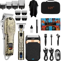 Hair Clippers Set For Men, Hair Clipper Trimmer With Led Display, Profes... - $64.92