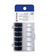 Singer Black and White Threaded Class 15 Bobbins 42145 - $17.96 CAD