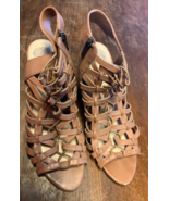 Womens Shoes Vince Camuto Size 11 M Brown 3.5inch Heels Mesh - $17.46 CAD