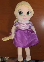 Disney Store Animators Toddler Tangled Rapunzel Doll 12&quot; tall Plush - £9.76 GBP