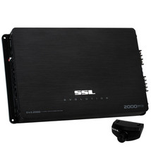Soundstorm Mosfet 2CH 2000W Power Amplifier Remote Woofer level control - €159,74 EUR