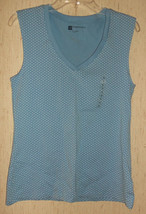 Nwt Womens Gap &quot;Favorite Stretch&quot; Polka Dot V-NECK Knit Top Size L - £13.94 GBP