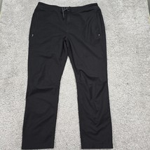 Roark Layover Pant Mens 38 Black Straight Leg Stretch Outdoors Hiking READ - $34.60