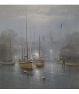 The Slip Of Dawn, a Numbered Limited Edition Print by G Harvey, Boats mo... - £254.66 GBP
