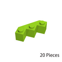 Part 2462 Facet Brick 3X3x1 Building Pieces Bulk Lot 20x Lime Good Quality - £5.82 GBP