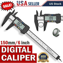 Lcd Digital Vernier Caliper Electronic Gauge Ruler Caliber Micrometer 150Mm - £14.37 GBP