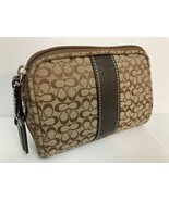 coach C zip clutch wristlet bag - $27.71