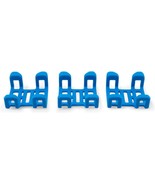 GPS Dog Tracker Rubber Attachment Clips Pack of 3 Blue 2.8 cm - £17.19 GBP