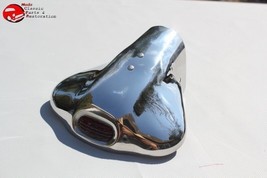 Stainless Clam Shell Tail Pipe Exhaust Deflector Shield Custom Car Truck... - £41.15 GBP