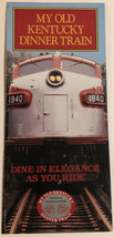 Vintage My Old Kentucky Dinner Train Brochure BRO1 - $8.90