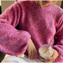 Women’s Backless Sweater Autumn Round Neck Knitwear Streetwear Pullover - £39.11 GBP