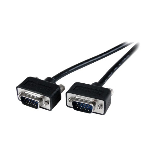 Startech MXT101MMLP6 6FT LOW PROFILE VGA CABLE 1920X1200 HD15 MONITOR CABLE M/M  			