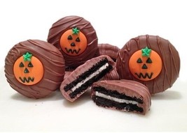 Philadelphia Candies Milk Chocolate Covered OREO® Cookies, Halloween Pumpkin 8oz - £11.82 GBP