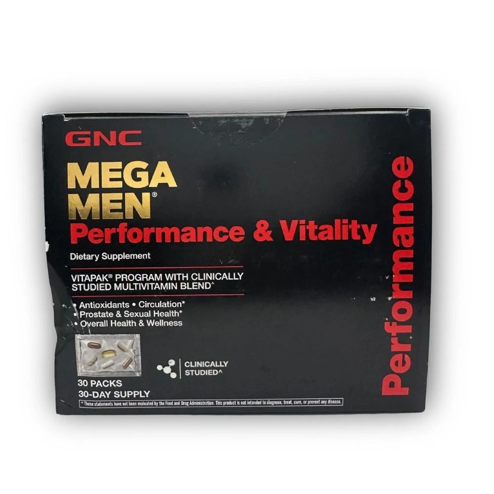 GNC Performance &amp; Vitality Vitapak Program – 30 Daily Packets – Men’s Mu... - €36,97 EUR