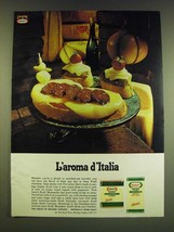 1966 Kraft Provolone and Mozzarella Cheese Ad - L'aroma d'Italia - £14.45 GBP