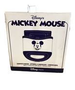 Disney&#39;s Mickey Mouse 2 Sandwich Maker VillaWare 5555-03 Food Appliance ... - €42,95 EUR
