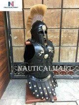 Nauticalmart Greek Corinthian Helmet With Muscle Armor In Black Antique - £158.70 GBP