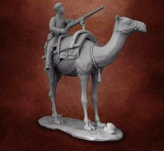 1/32 54mm Resin Model Kit Arabian Rider on a Camel Unpainted - £44.66 GBP
