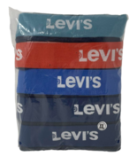 Levis Mens Navy Blue Underwear Bikini Briefs 100% Cotton Tag Free -5 Pk ... - £17.29 GBP