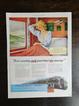 Vintage 1947 General Motors Locomotive Train Full Page Original Color Ad... - £5.22 GBP