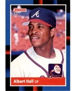 1988 Albert Hall OF Donruss 88 Braves MLB Baseball Trading Card Single #... - $3.95