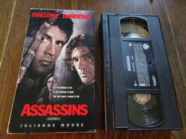 Assassins (VHS, 1996) with Sylvester Stallone, Antonio Banderas &amp; Julianne Moore - $7.00