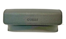Guess Black Case for Eyeglasses Sunglasses Faux Leather Authentic Magnetic - $9.63