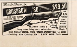 1968 Novelty Print Ad Crossbow 80 Bill&#39;s Military Store Jacksonville,Florida - £5.17 GBP
