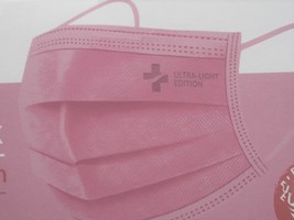 10 Disposable Face Masks--Ultra-light, 3 Layered Filtration--Pink--New - $5.00