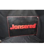 VTG Jonsered Chainsaws Dealer Adv. Sign 36x24 Metal Embossed - Unused W/... - $186.99