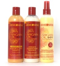 Cream Of Nature Shampoo, Conditioning Treatment and leave-In Conditioner Set - £24.76 GBP