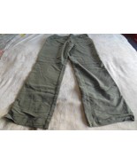 Chico&#39;s Women&#39;s Fine Twill Wide Leg Pants Eucalyptus Size 0 - €50,35 EUR