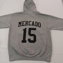 NEFF Carroll Football Bulldog Hoodie Men's Size Medium Gray Pullover Sweatshirt image 15