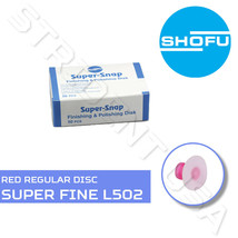 Shofu Super Snap Superfine Double Sided Disc Red  (50 per box) SH - L502 - £18.87 GBP