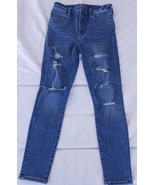 Abercrombie &amp; Fitch Simone Hi Rise Super Skinny Distressed Jeans(Tag 26/... - £16.25 GBP