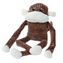 ZippyPaws Spencer the Crinkle Monkey Dog Toy Brown 1ea/XL - £15.78 GBP