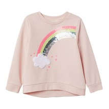Rls sweater autumn pink sequin rainbow clothes cloud toddler children girls clothes for thumb200